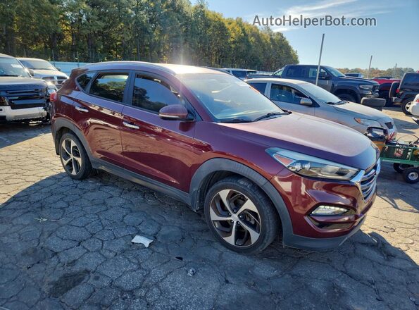 KM8J3CA29GU024258 2016 HYUNDAI TUCSON Бордовый Вид спереди