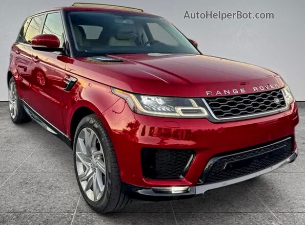 SALWR2RU3KA861258 2019 LAND ROVER RANGE Красный Задняя левая четверть