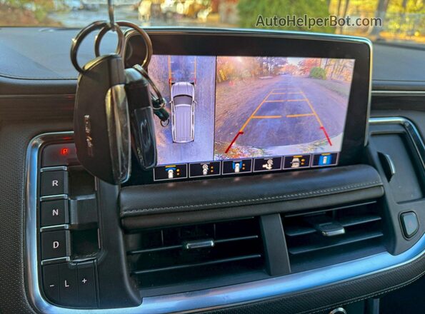 1GKS2GKD1MR310983 2021 GMC YUKON Black ძრავის განყოფილების ხედი