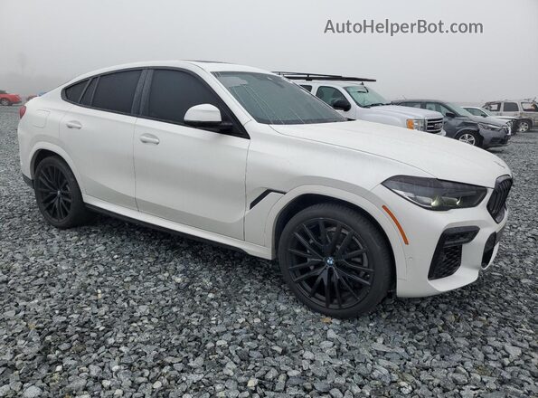 5UXCY6C00N9J28423 2022 BMW X6 Белый Вид спереди