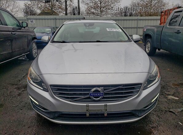 YV140MEK5G1301414 2016 VOLVO V60 Серебряный Вид сзади