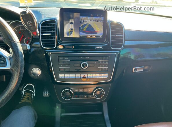 4JGED6EB1KA141725 2019 MERCEDES-BENZ GLE Белый Вид задней части салона