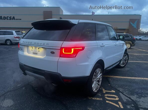 SALWR2EF0GA107068 2016 LAND ROVER RANGE ROVER Белый Передняя правая четверть