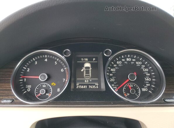 WVWKP7AN1HE501260 2017 VOLKSWAGEN CC Коричневый Вид задних сидений