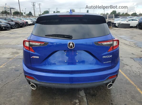 5J8TC2H61PL002617 2023 ACURA RDX Blue Widok wnętrza z przodu