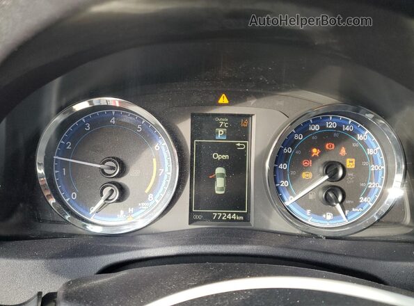 2T1BURHE5KC173460 2019 TOYOTA LL Красный Вид щитка приборов