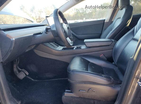5YJYGDEE6MF184331 2021 TESLA MODEL Gray Widok deski rozdzielczej