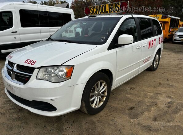 2C4RDGCG1GR334552 2016 DODGE CARAVAN Белый Задняя левая четверть