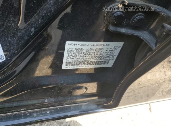 19UDE2F79LA008603 2020 ACURA ILX Черный Вид подкапотного пространства