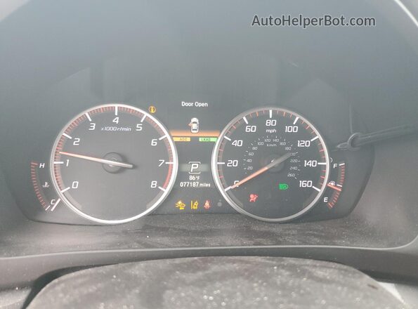 19UDE2F86KA010199 2019 ACURA ILX White Widok zestawu wskaźników
