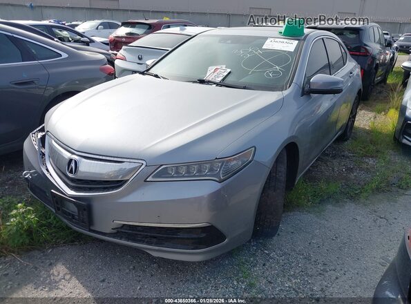 19UUB2F53HA001399 2017 ACURA TLX Серебряный Передняя левая четверть