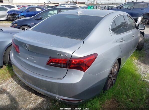 19UUB2F53HA001399 2017 ACURA TLX Серебряный Задняя правая четверть