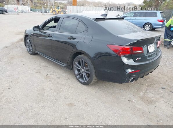 19UUB3F68JA006926 2018 ACURA TLX Черный Задняя левая четверть