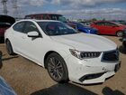 2018 Acura Tlx Advance Белый vin: 19UUB3F78JA004666