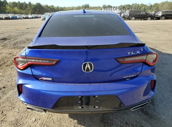 19UUB6F52PA005661 2023 ACURA TLX Blue Widok z tyłu