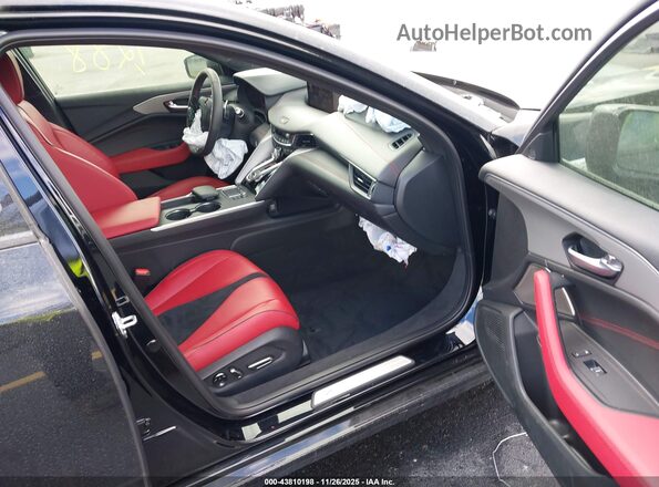19UUB6F54SA003743 2025 ACURA TLX Black Widok wnętrza z przodu