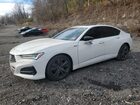 2022 Acura Tlx Tech A White vin: 19UUB6F56NA002906