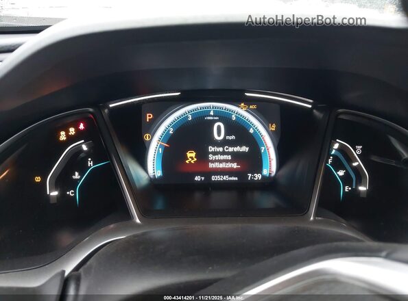19XFC1F33LE217062 2020 HONDA CIVIC EX White Vista de los asientos traseros