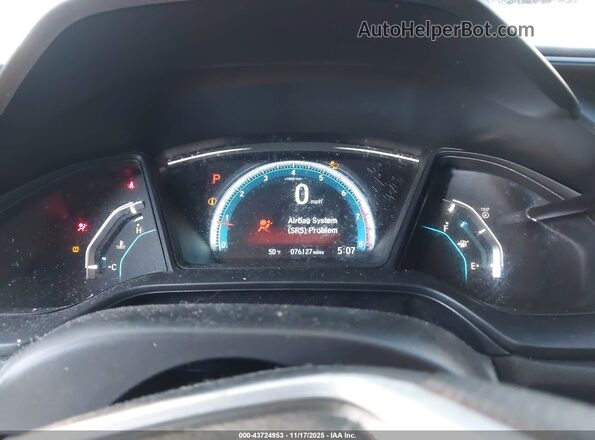 19XFC2F60GE223827 2016 HONDA CIVIC Black Widok tylnych siedzeń