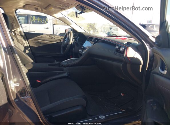 19XZE4F51ME006955 2021 HONDA INSIGHT Серый Вид салона спереди