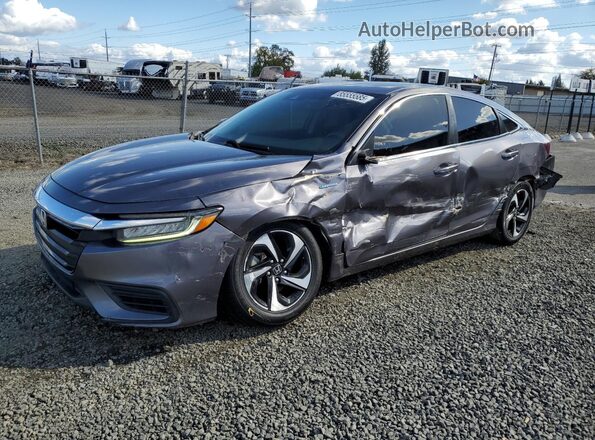 19XZE4F53ME011350 2021 HONDA INSIGHT Угольный Передняя левая четверть
