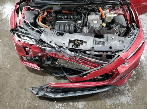 19XZE4F92ME009592 2021 HONDA INSIGHT Красный Вид задней части салона