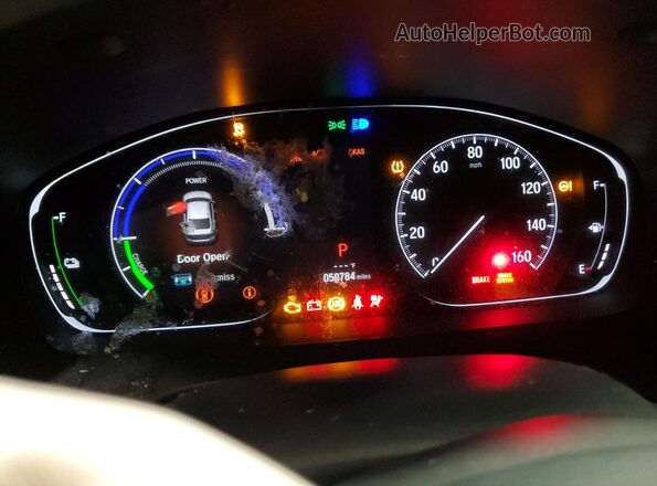 19XZE4F92ME009592 2021 HONDA INSIGHT Красный Вид щитка приборов