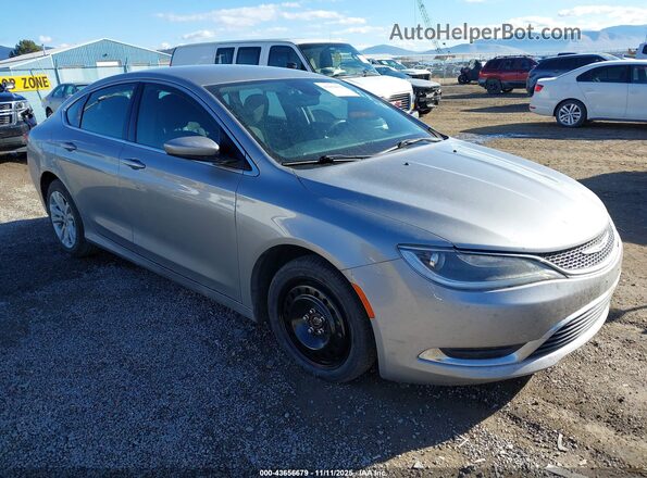 1C3CCCAB3GN181392 2016 CHRYSLER 200 Серебряный Передняя правая четверть