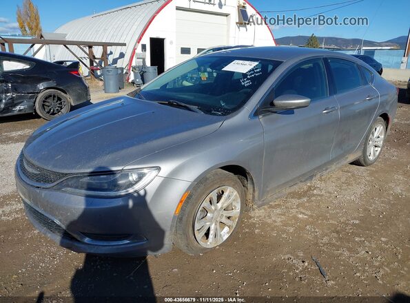 1C3CCCAB3GN181392 2016 CHRYSLER 200 Серебряный Передняя левая четверть