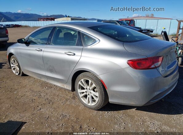 1C3CCCAB3GN181392 2016 CHRYSLER 200 Серебряный Задняя левая четверть