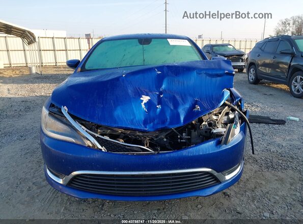 1C3CCCAB4HN509887 2017 CHRYSLER 200 Синий Вид щитка приборов