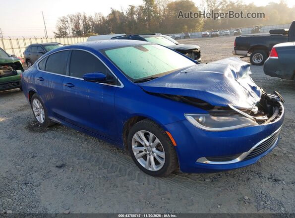 1C3CCCAB4HN509887 2017 CHRYSLER 200 Синий Передняя правая четверть