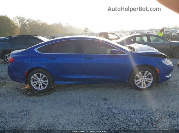 1C3CCCAB4HN509887 2017 CHRYSLER 200 Синий Вид задней части салона