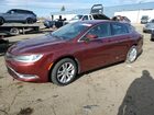 2016 Chrysler 200 Limited Burgundy vin: 1C3CCCAB9GN177864