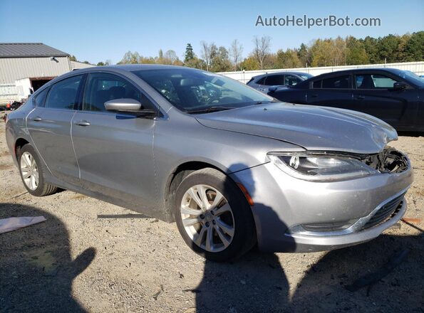 1C3CCCABXHN512356 2017 CHRYSLER 200 Серебряный Передняя правая четверть