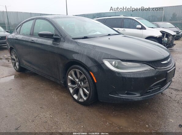 1C3CCCDG4GN130717 2016 CHRYSLER 200 Черный Передняя правая четверть