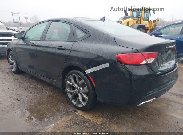 1C3CCCDG4GN130717 2016 CHRYSLER 200 Черный Задняя левая четверть