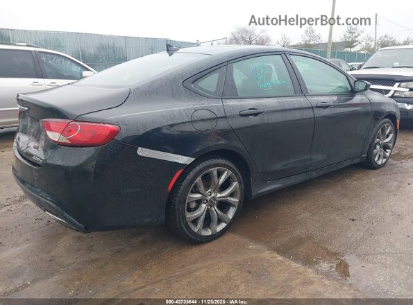 1C3CCCDG4GN130717 2016 CHRYSLER 200 Черный Задняя правая четверть