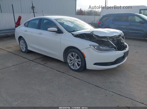 1C3CCCFB2HN501313 2017 CHRYSLER 200 Белый Передняя правая четверть