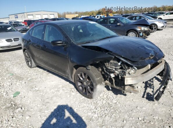 1C3CDFAA4GD656964 2016 DODGE DART Черный Передняя правая четверть