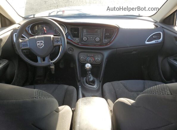 1C3CDFAA4GD656964 2016 DODGE DART Черный Вид панели приборов
