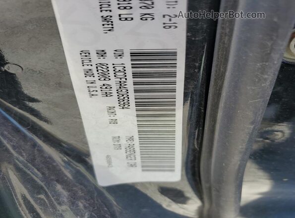 1C3CDFAA4GD656964 2016 DODGE DART Черный Вид наклейки с VIN-кодом