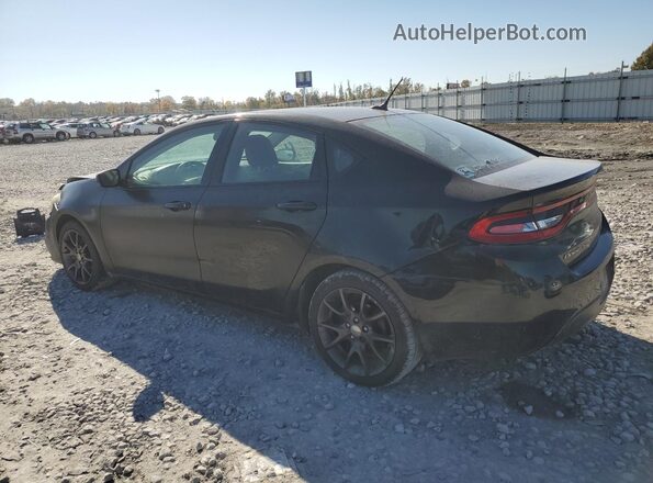 1C3CDFAA4GD656964 2016 DODGE DART Черный Задняя левая четверть