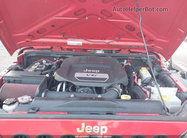 1C4BJWDG2GL304441 2016 JEEP WRANGLER UNLIMITED Красный Вид сзади