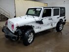 2017 Jeep Wrangler Unlimited Sport White vin: 1C4BJWDG3HL696220