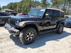 2022 Jeep Wrangler Unlimited Rubicon Black vin: 1C4HJXFN9NW123750