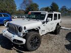 2021 Jeep Wrangler Unlimited Sahara 4xe White vin: 1C4JJXP63MW643014
