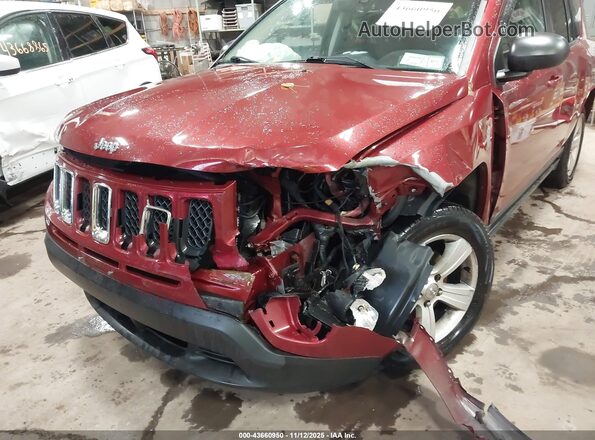 1C4NJDBB5HD143216 2017 JEEP COMPASS Красный Вид спереди