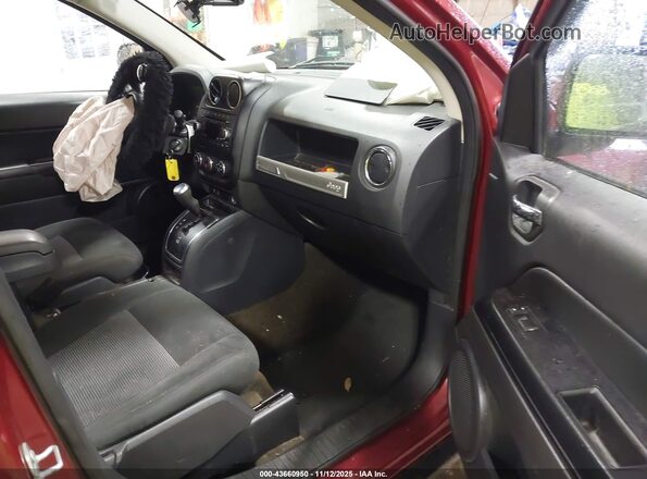 1C4NJDBB5HD143216 2017 JEEP COMPASS Красный Вид салона спереди