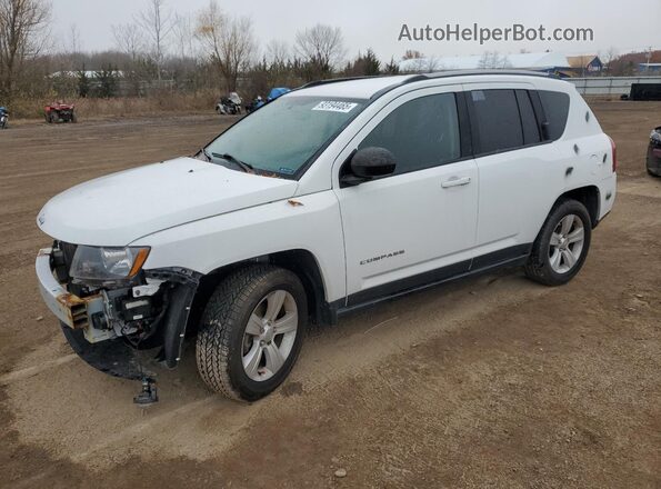 1C4NJDBB8GD610305 2016 JEEP COMPASS White Front left
